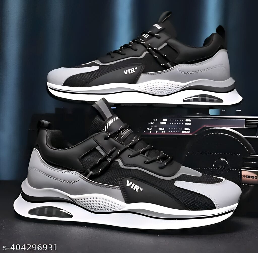 XEDOW Modern Attractive Black Sneaker Casual Shoes For Men