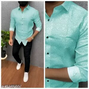 Luxury Crown Comfy Partywear Men Shirts