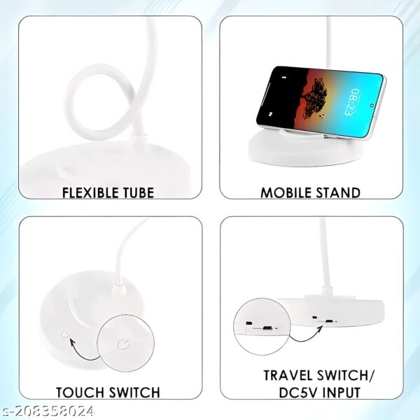 Study Lamp Rechargeable LED Touch On Off Switch Student Study Lamp