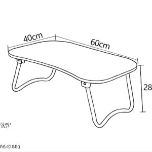 Study Table/Bed Table/Foldable and Portable Wooden