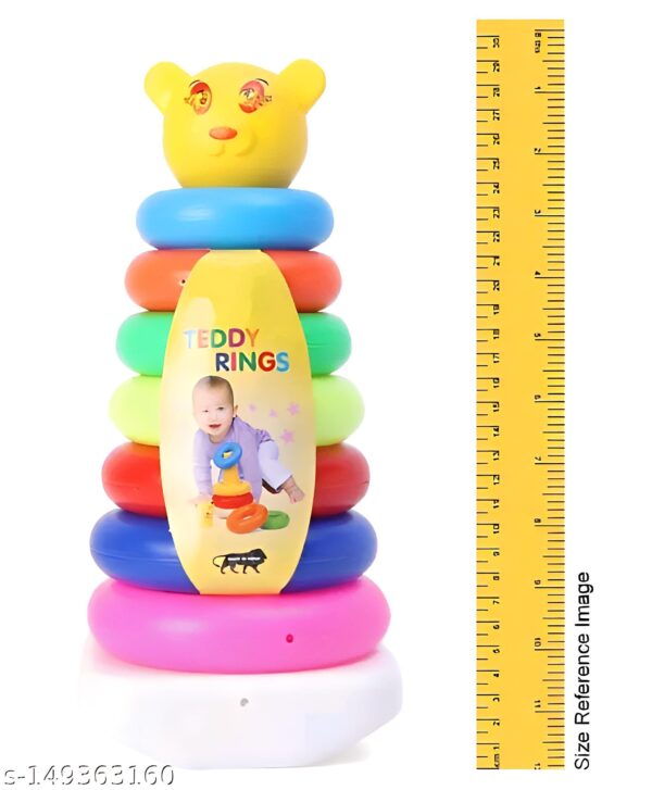Education Toys Stacking Seven Rings for Kids | Multicolor | Learning Toy for 3-4 Years | Made in India - Image 2