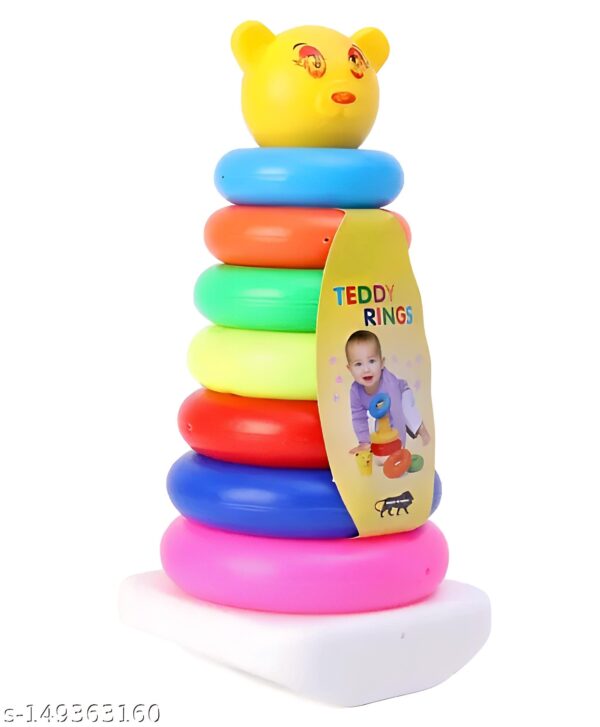 Education Toys Stacking Seven Rings for Kids | Multicolor | Learning Toy for 3-4 Years | Made in India - Image 4