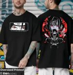 GARMIN Men Cotton Oversize Tshirts - Itachi Uchiha Naruto Manga Anime