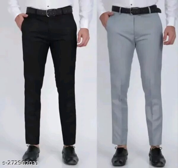 Pack of 2 Mens Formal Trouser