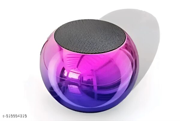 Bluetooth Speaker 4D Mini Electroplating Round Steel Speaker