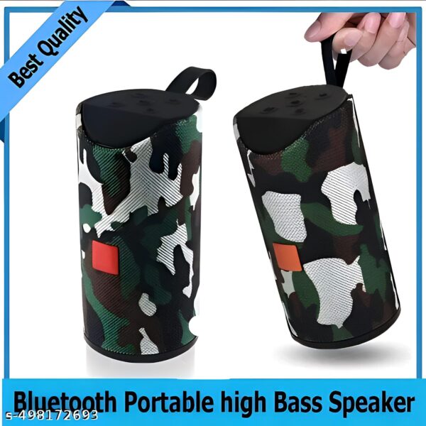 TG-113 Bluetooth Portable Stereo Speaker with Rich Bass Built-in Mic for All Smartphone Device