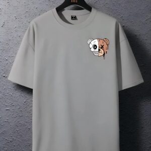 KSHS Men's Drop-Shoulder Tshirt , Graphic Printed Tshirt For Men ,Gym Tshirt For Men