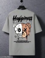 KSHS Men's Drop-Shoulder Tshirt , Graphic Printed Tshirt For Men ,Gym Tshirt For Men