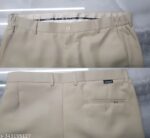 Pesado Men's SMART FLEXI Beige Formal Trousers Pants(ADJUSTABLE WAIST UPTO 2 INCH)