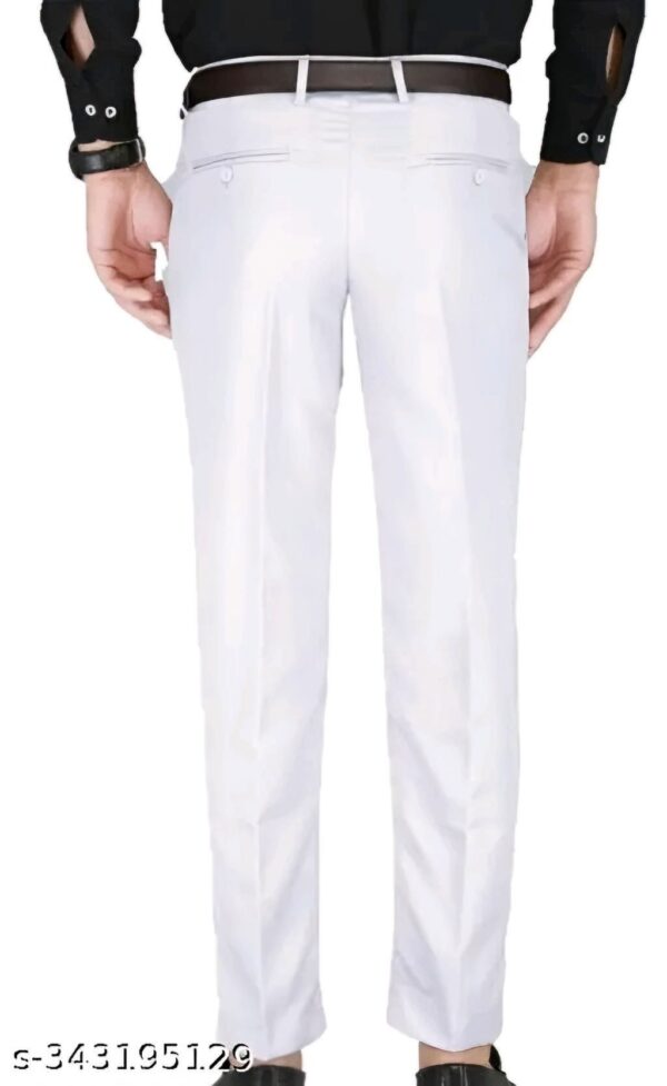 Pesado Men’s SMART FLEXI Beige Formal Trousers Pants(ADJUSTABLE WAIST UPTO 2 INCH)
