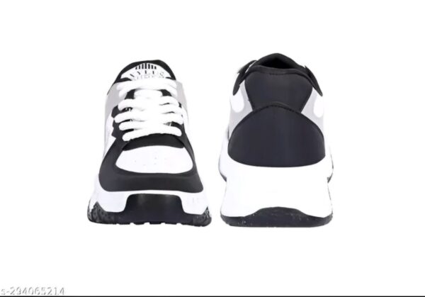 White Sports Shoes for Men's- Lace-Up Shoes, Perfect Walking & Running Shoes for Men