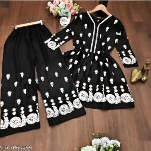 Kurti Pants Set Short Kurti Palazzo Set Short Kurta Set