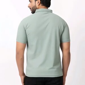 BUFFARO Men's Solid Polycotton Rich Polo T Shirt | Collar Tshirts | Half Sleeves | Pista Plain-Regular Fit