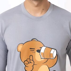 SHREYNKA Men Printed Oversized T-shirt | Oversized Tshirts For Men's | Men Solid Printed Tshirts | Men Tshirts | Men T-shirt Pack Of -1
