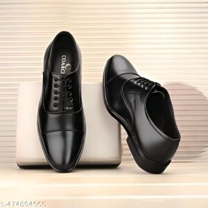 COAACHI Men's Premium Tan Brown Formal Shoes – Classic Cap-Toe Design