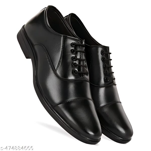 COAACHI Men's Premium Tan Brown Formal Shoes – Classic Cap-Toe Design - Image 2