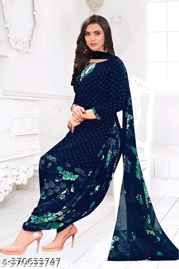 MAMTA TEX Presenting Womens Micro Printed Crepe Suits & Dress Materials