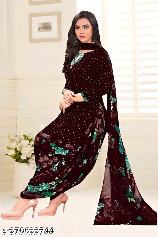 MAMTA TEX Presenting Womens Micro Printed Crepe Suits & Dress Materials