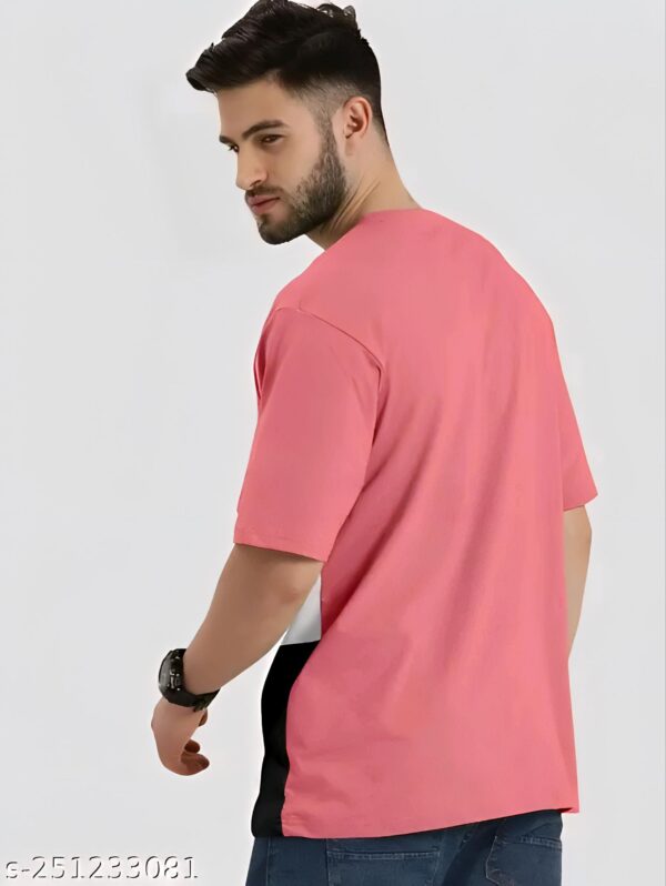 Men’s Color Block Round Neck T-Shirt