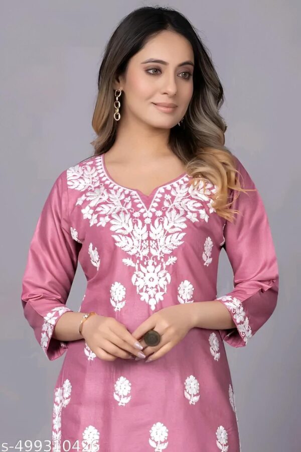 Women Trending Rayon Printed Short Kurta For Women & Girl's