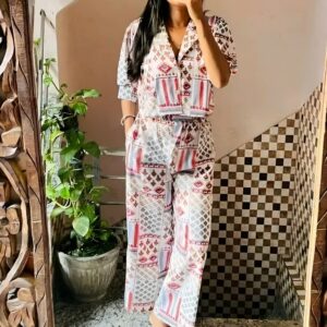 Jaipuri Printed Co-Ord Set for Women