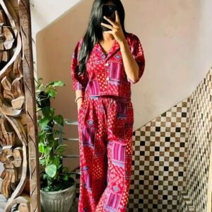 Jaipuri Printed Co-Ord Set for Women