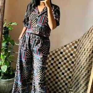 Jaipuri Printed Co-Ord Set For Women